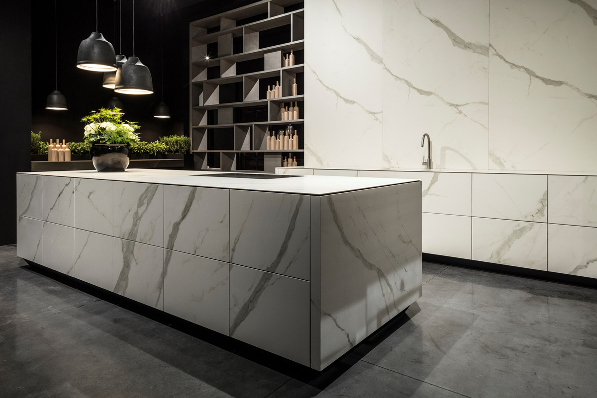 Sintered Stone Kitchen Cabinet