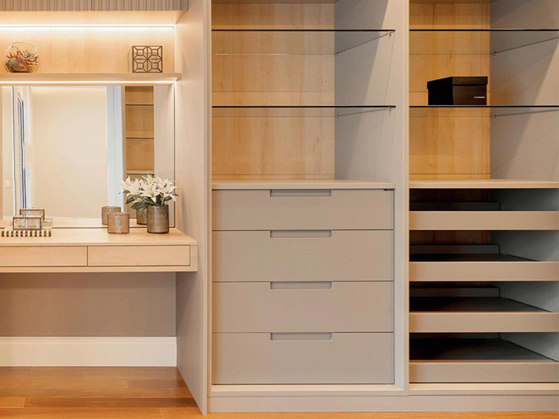 wardrobe with drawers