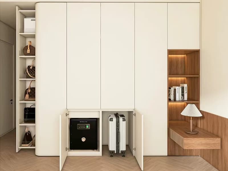 Multi-functional bedroom wardrobe