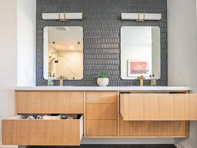 White Oak Bathroom Vanity