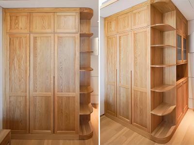  Customized Japanese Wooden Style Bedroom Wardrobe