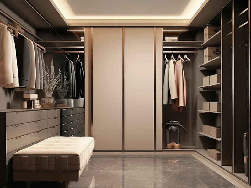 Ano ang mga Sikat na Layout ng Walk-in Closet?