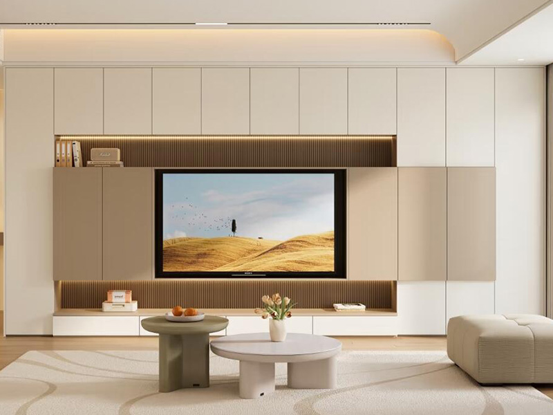 Bakit Pumili ng Modernong Wooden Cabinet Design para sa Sala？