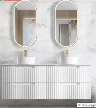 Ano ang hitsura ng sikat na grille bathroom cabinet?